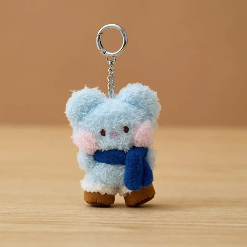 Anime Kawaii BOOTS Mini Minini Cooky Scarf Snow Boots Plush Doll Tata Chimmy Bag Pendant Cute Keychain Decoration Girls Gift Toy