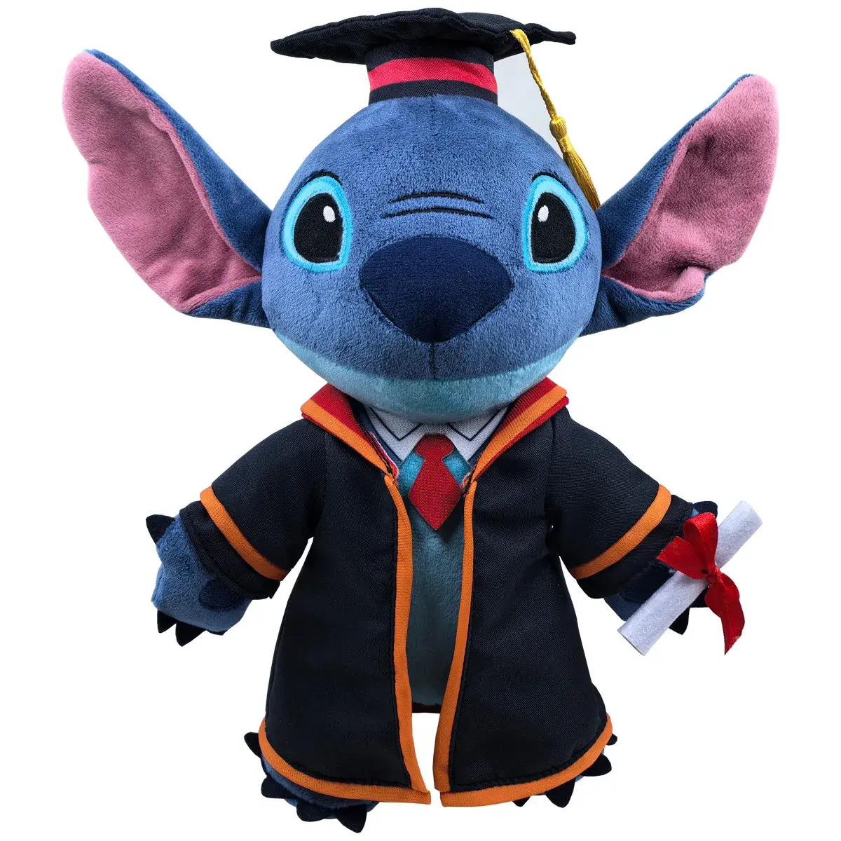 2025 Cute Graduation Push Stitch Plush Toy Stuffed Soft Kawaii Sanrio Hello Kitty Dolls Graduation Gifts for Adult Kids
