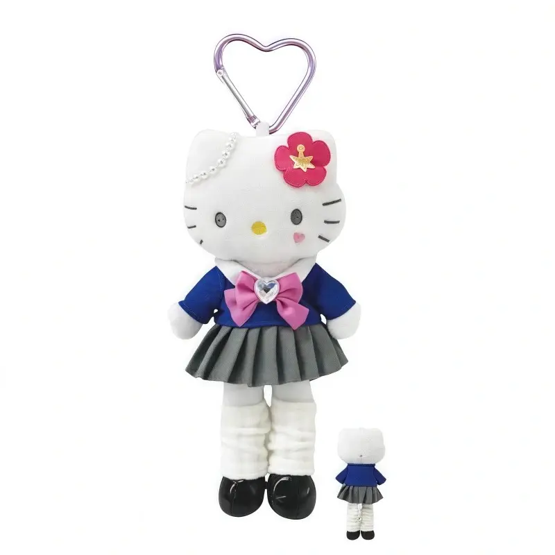Japanese Popular Dolls Cute Black Skin Heisei Spicy Girl Long Legs Cat Plush Doll Pendant Cartoon Toys Bag Pendant