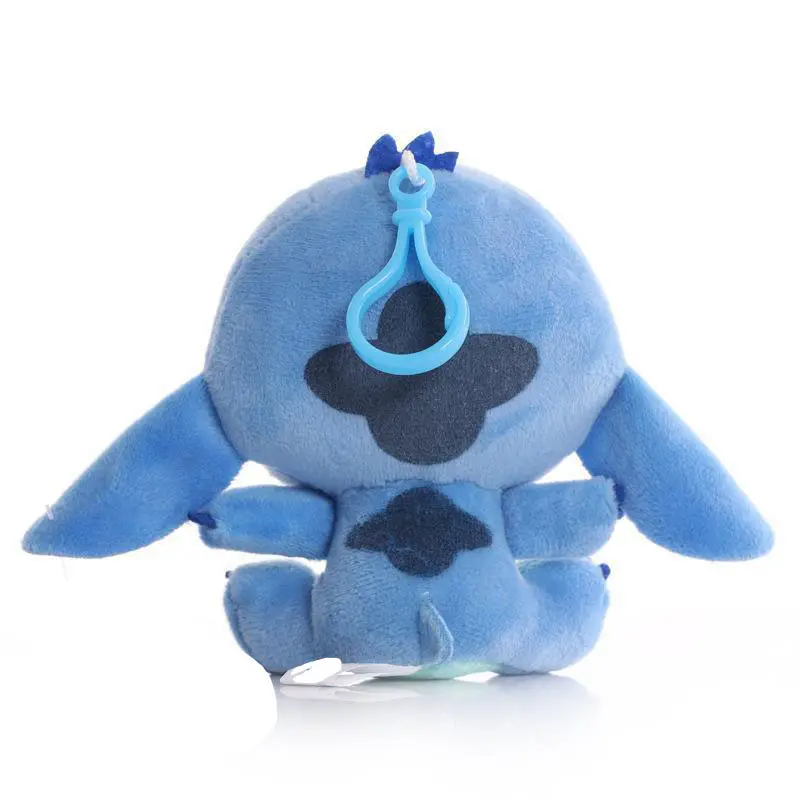 Wholesale 20pcs/lot 10cm cartoon anime Lilo Stitch Plush Toys cute Soft Stitch Stuffed toy keychain gifts For Kids