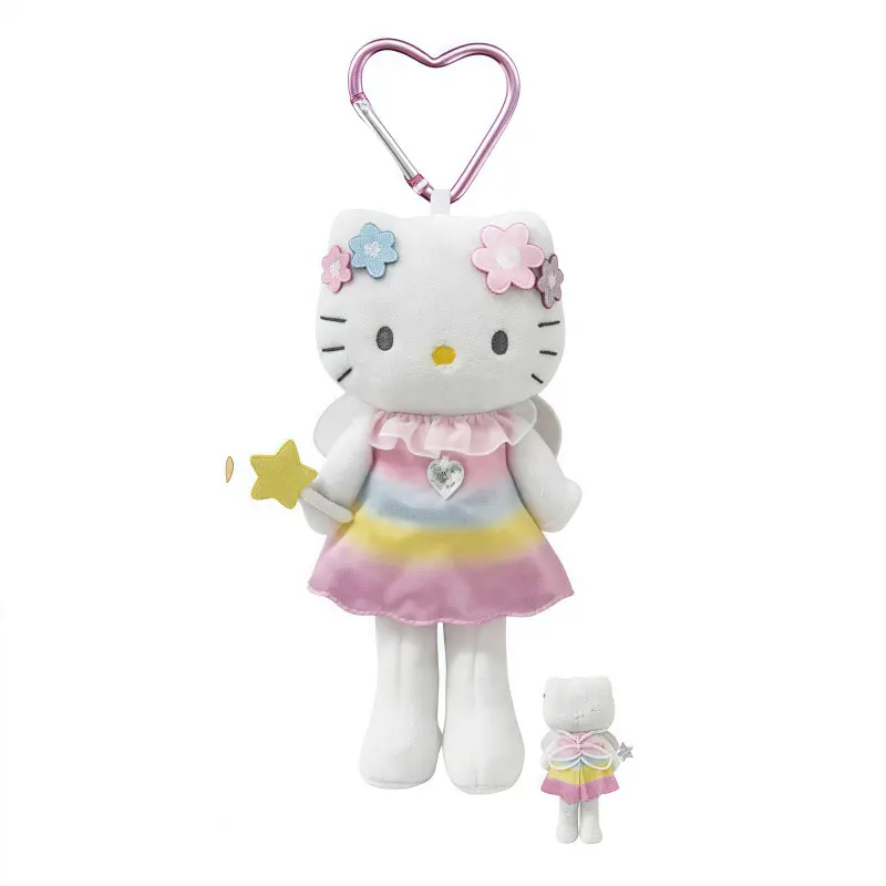 Japanese Popular Dolls Cute Black Skin Heisei Spicy Girl Long Legs Cat Plush Doll Pendant Cartoon Toys Bag Pendant