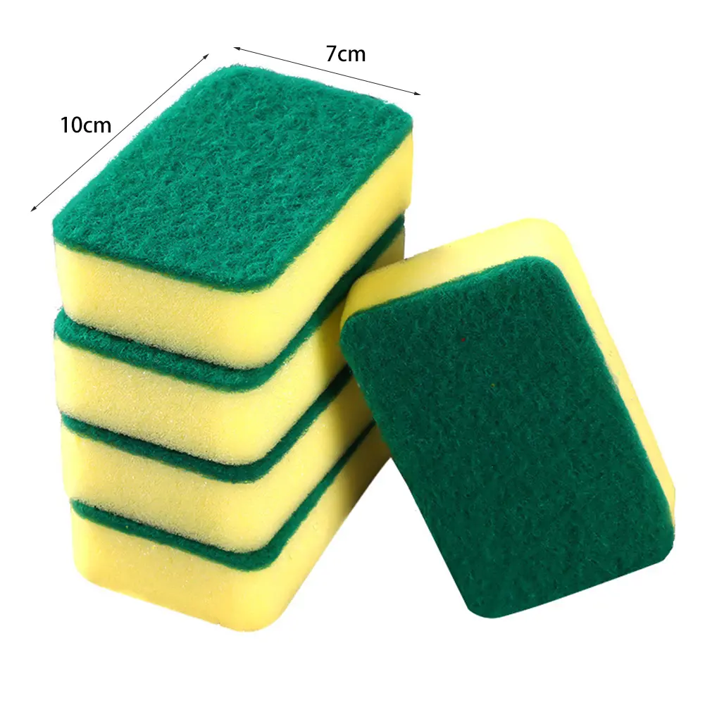 25-100PCS Scouring Pad Washing Sponge Dish Bowl Pot Pan Cleaner Kitchen Tools