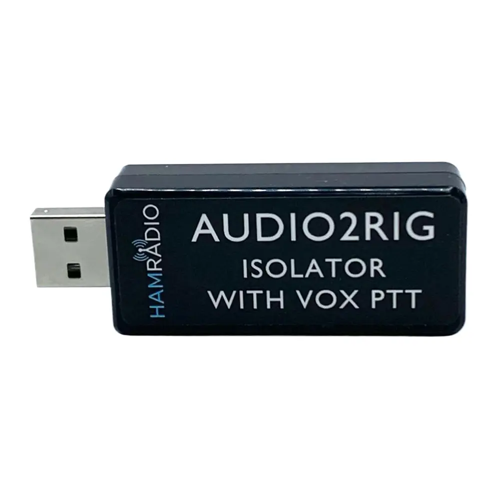 AUDIO2RIG Amateur Radio USB Sound Card Connector USB Sound Adapter Sound Card Adapter for KENWOOD YAESU ICOM Business Radio