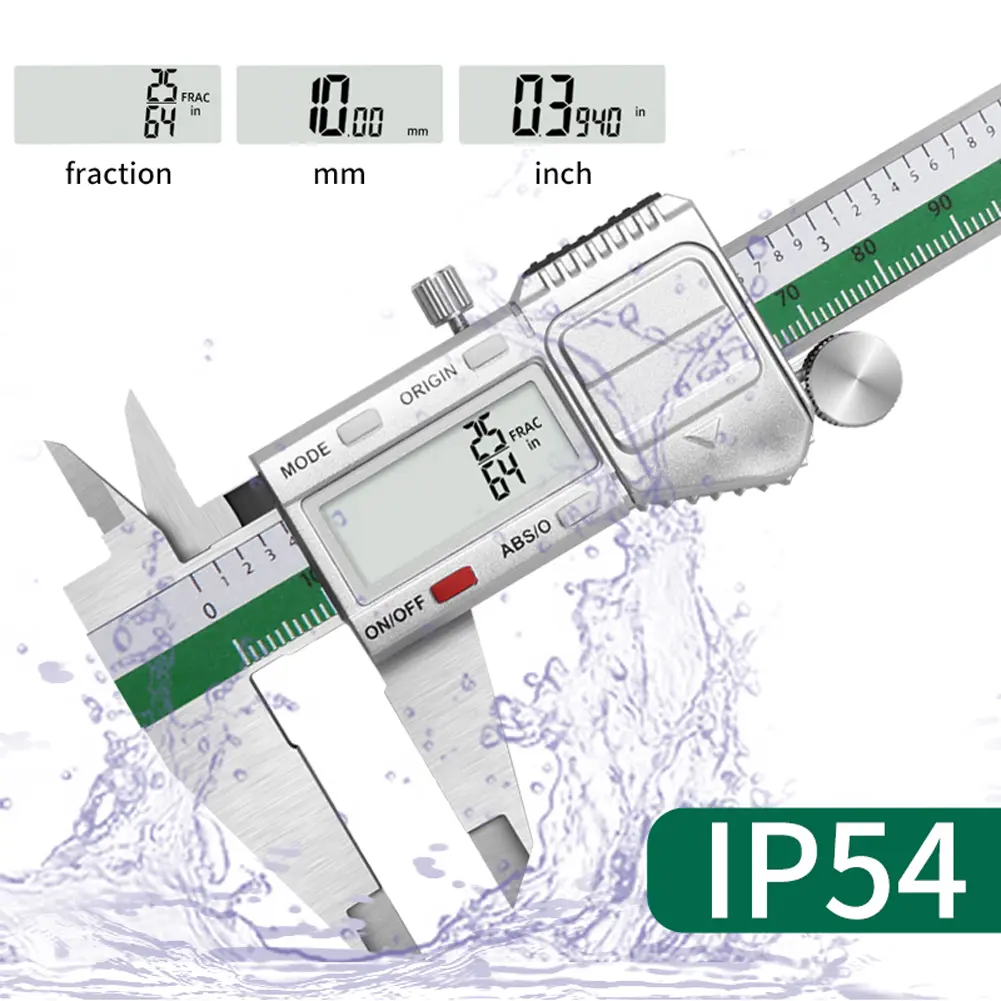 Digital Caliper Measuring Tool Combination Square with LCD Display Digital Vernier Gauge Multi-Function for DIY/Household