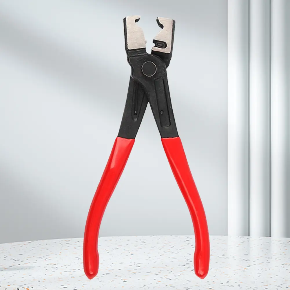 Auto Water Oil Pipe Flat Band Ring Clamp Pliers R Type Collar Hose Clip Clamp Pliers Car Water Pipe Locking Pliers Car Hand Tool