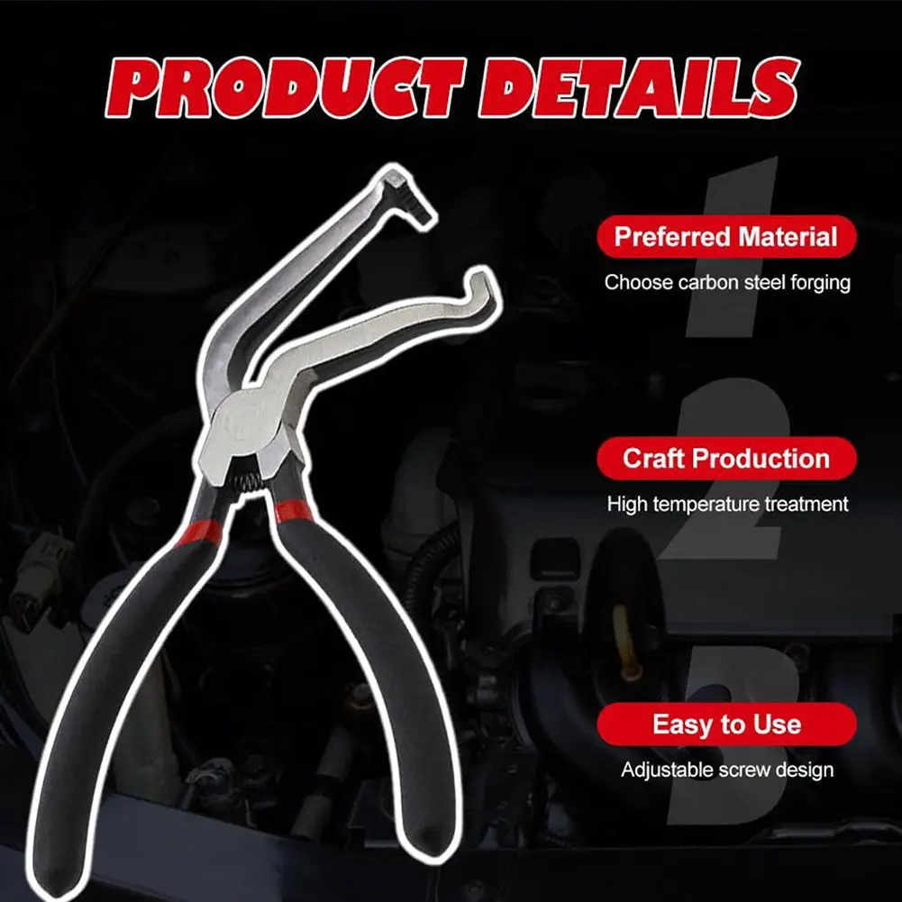 2 Pcs Electrical Disconnect Pliers with 8 Pcs Terminal Removal Tools Electrical Connector Pliers for Fuel Injectors