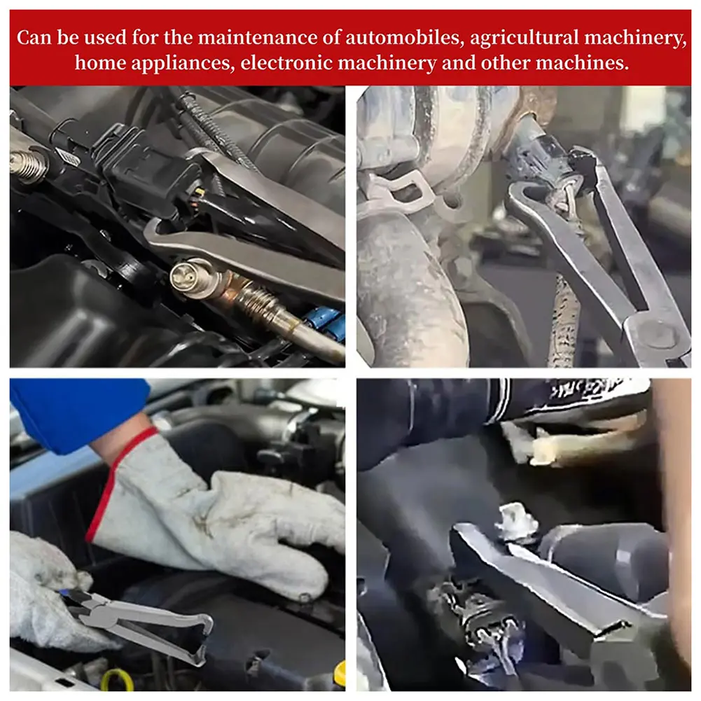 2 Pcs Electrical Disconnect Pliers with 8 Pcs Terminal Removal Tools Electrical Connector Pliers for Fuel Injectors