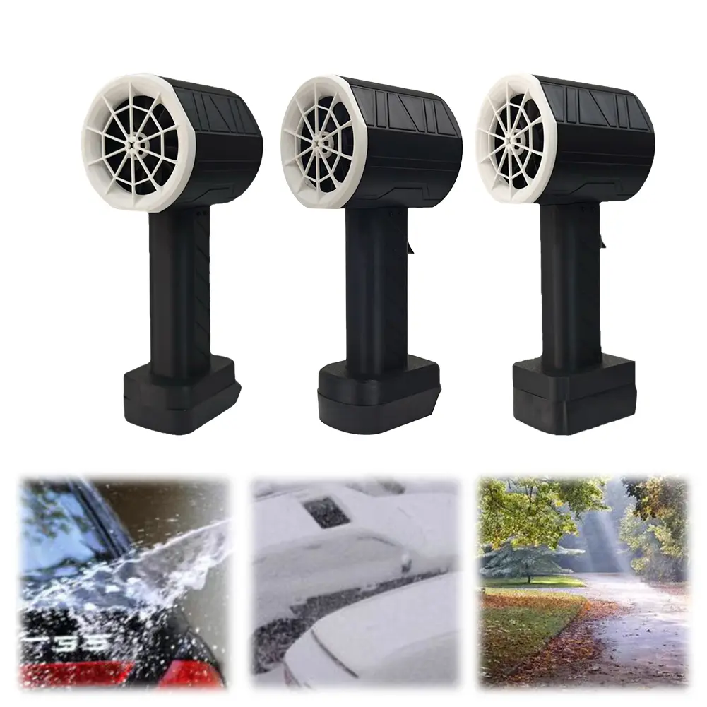 Powerful Turbo Jet Fan 64mm Brushless Motor Handheld Duct Fan Violent Turbo Fan Car Dry Air Gun