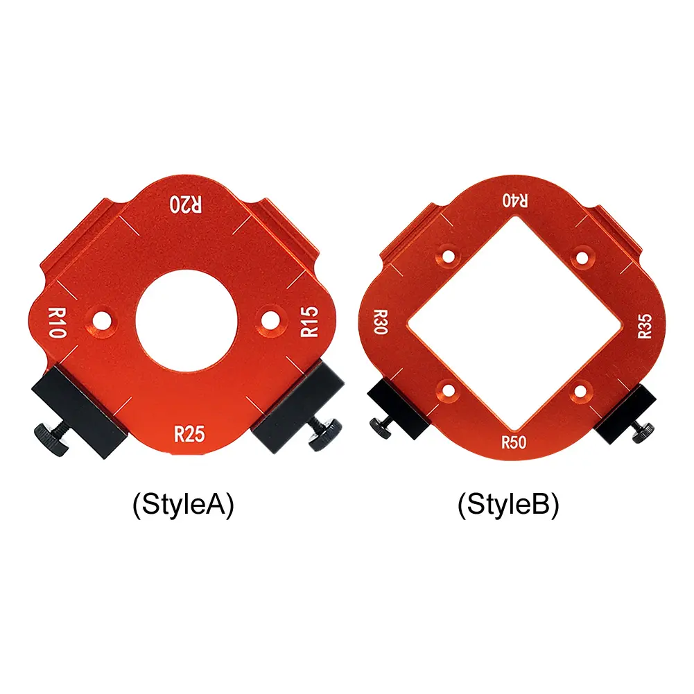 Arc Angle Positioning Template R10-R25/R30-R50 Radius Jig Corner Radius Reusable Positioning Tools Woodworking Hand Tool