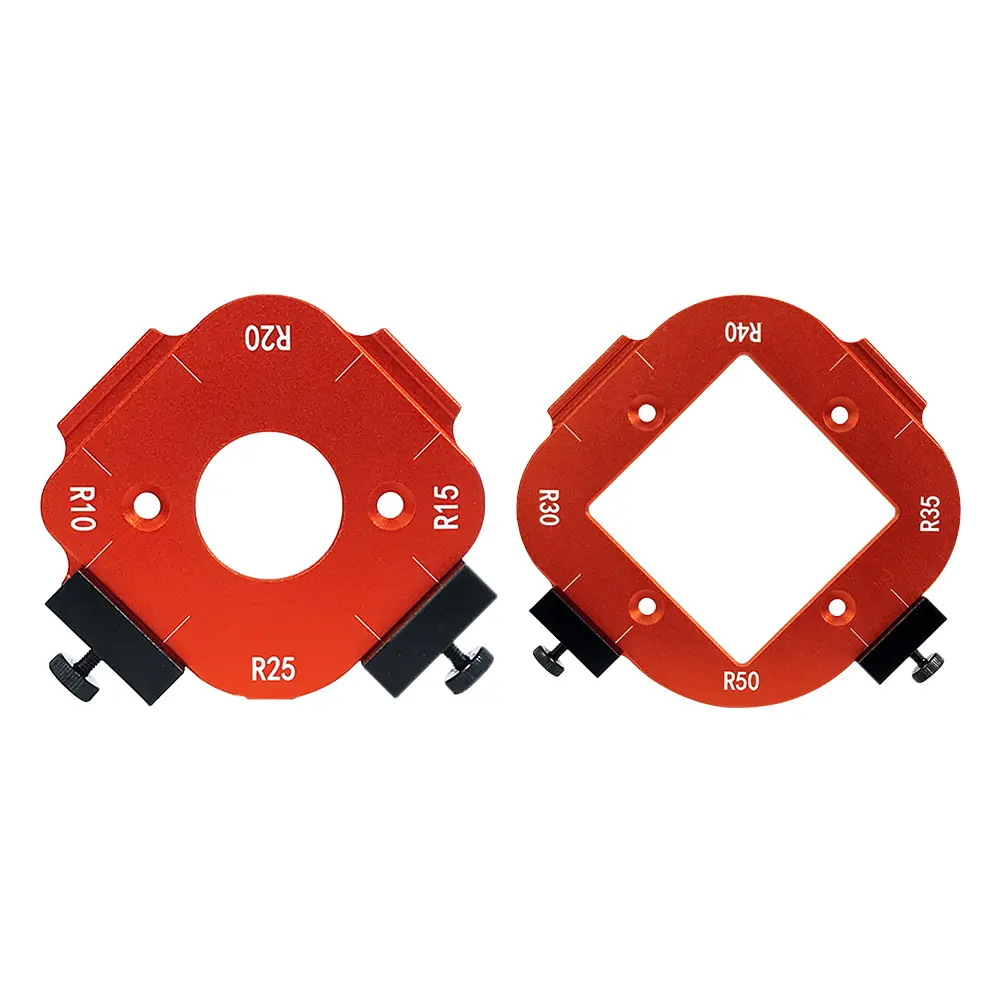 Arc Angle Positioning Template R10-R25/R30-R50 Radius Jig Corner Radius Reusable Positioning Tools Woodworking Hand Tool