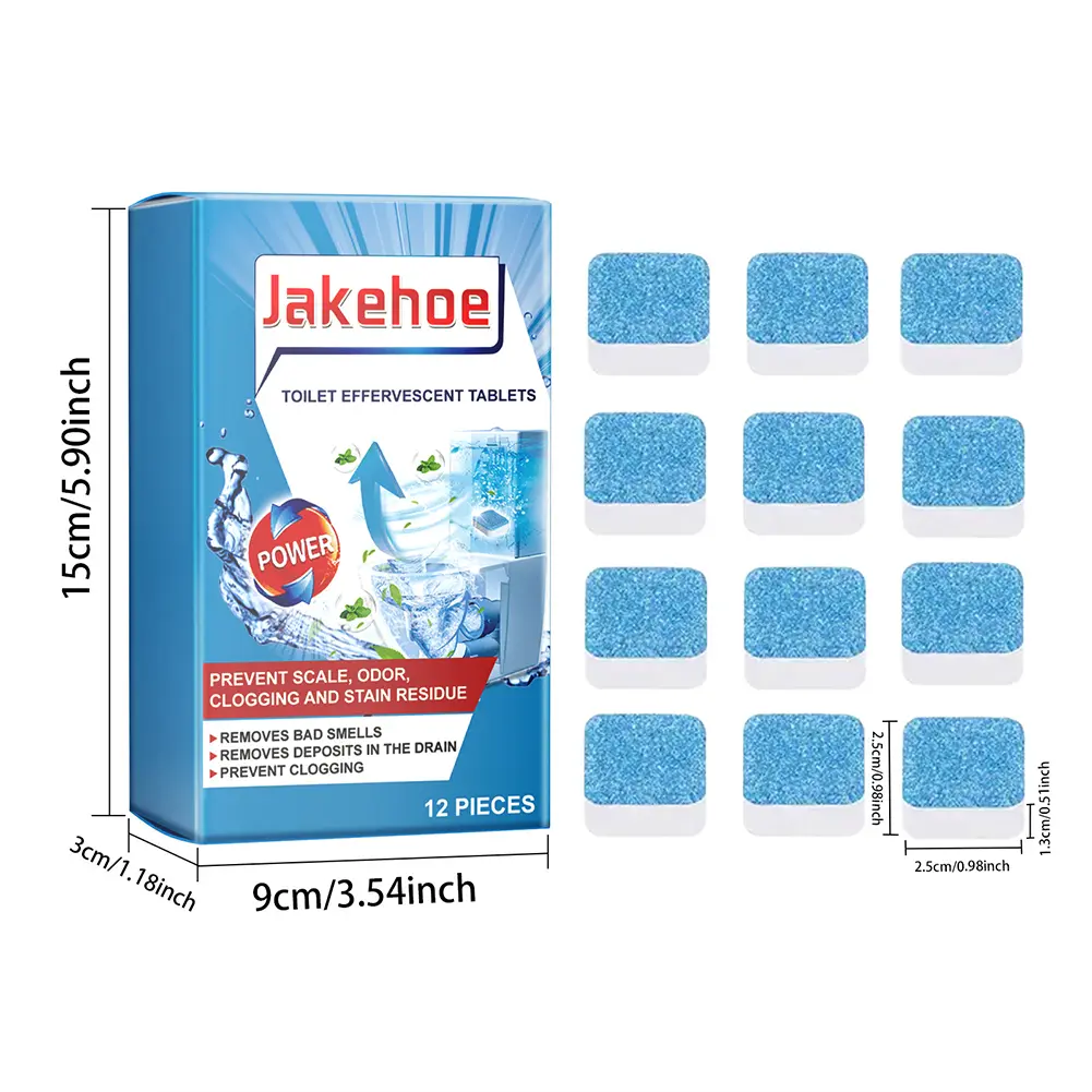 24-60Pcs Detergent Eliminate Odor Toilet Bowl Cleaner Tablets Remove Urine Stains Dirt Toilet Cleaning Effervescent Tablets