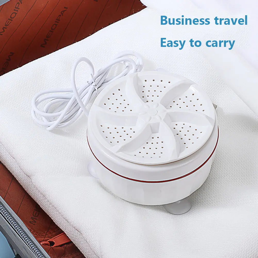 Turbo Washing Machines Wheel Bubble Ultrasonic Turbo Washing Machines Multifunction Cleaning Low Noise for Socks Underwear
