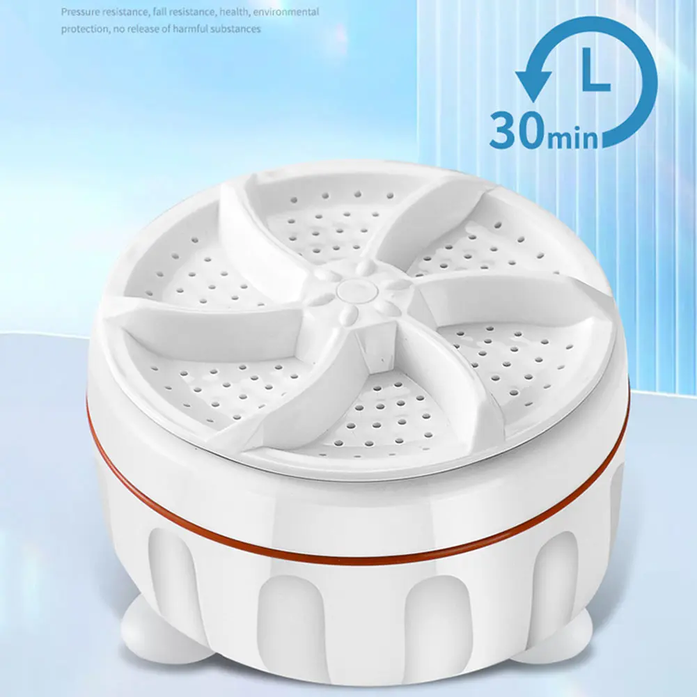 Turbo Washing Machines Wheel Bubble Ultrasonic Turbo Washing Machines Multifunction Cleaning Low Noise for Socks Underwear