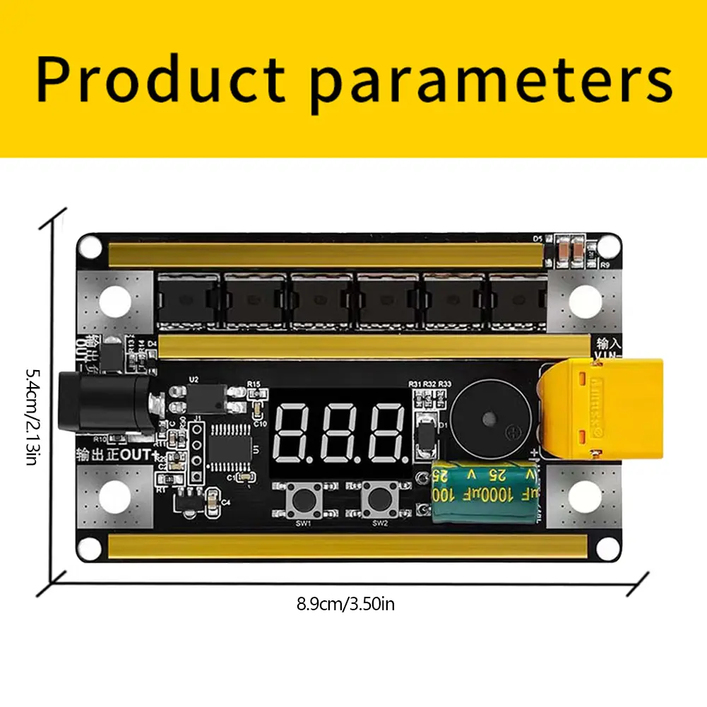GX591 Battery Energy Storage Spot Welding Machine with Automatically Trigger Welding 12V Welding Circuit Board for 18650 Battery