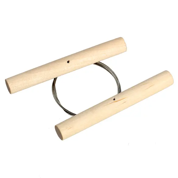 Wooden Toggle Handles Wire Clay Cutter for Fimo Sculpey Plasticine Cheese Cutting Pottery Tool
