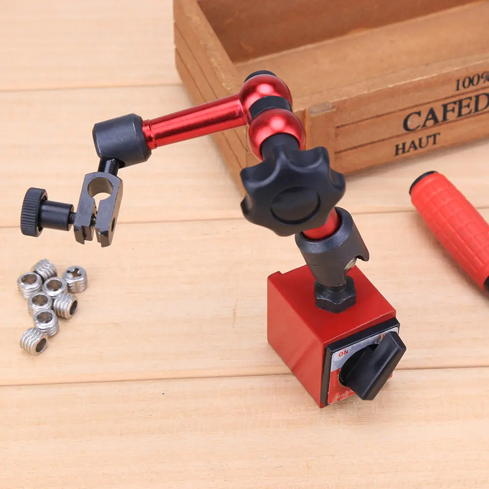 Dial Indicator Magnetic Holder Dial Gauge Magnetic Stand Base Hour Type Indicator Comparator Watch Micrometer Measure Tools
