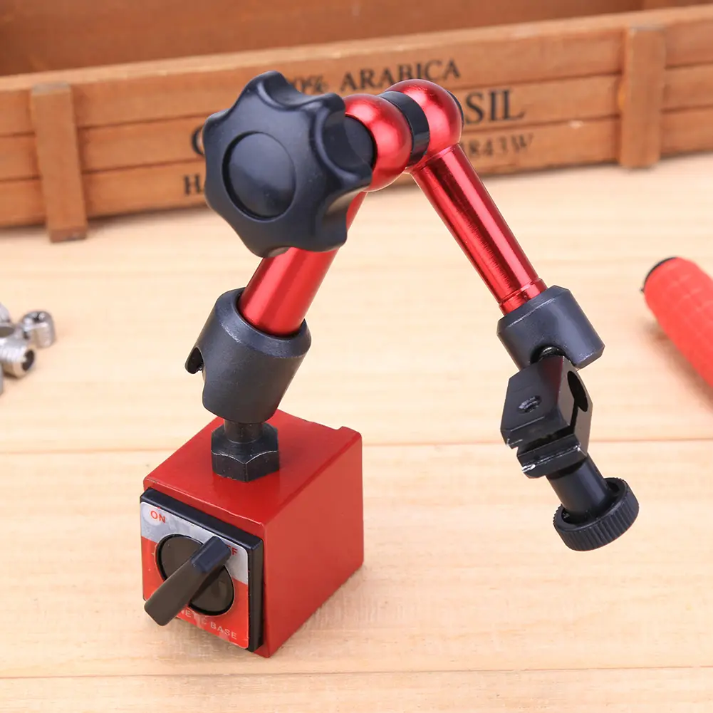 Dial Indicator Magnetic Holder Dial Gauge Magnetic Stand Base Hour Type Indicator Comparator Watch Micrometer Measure Tools