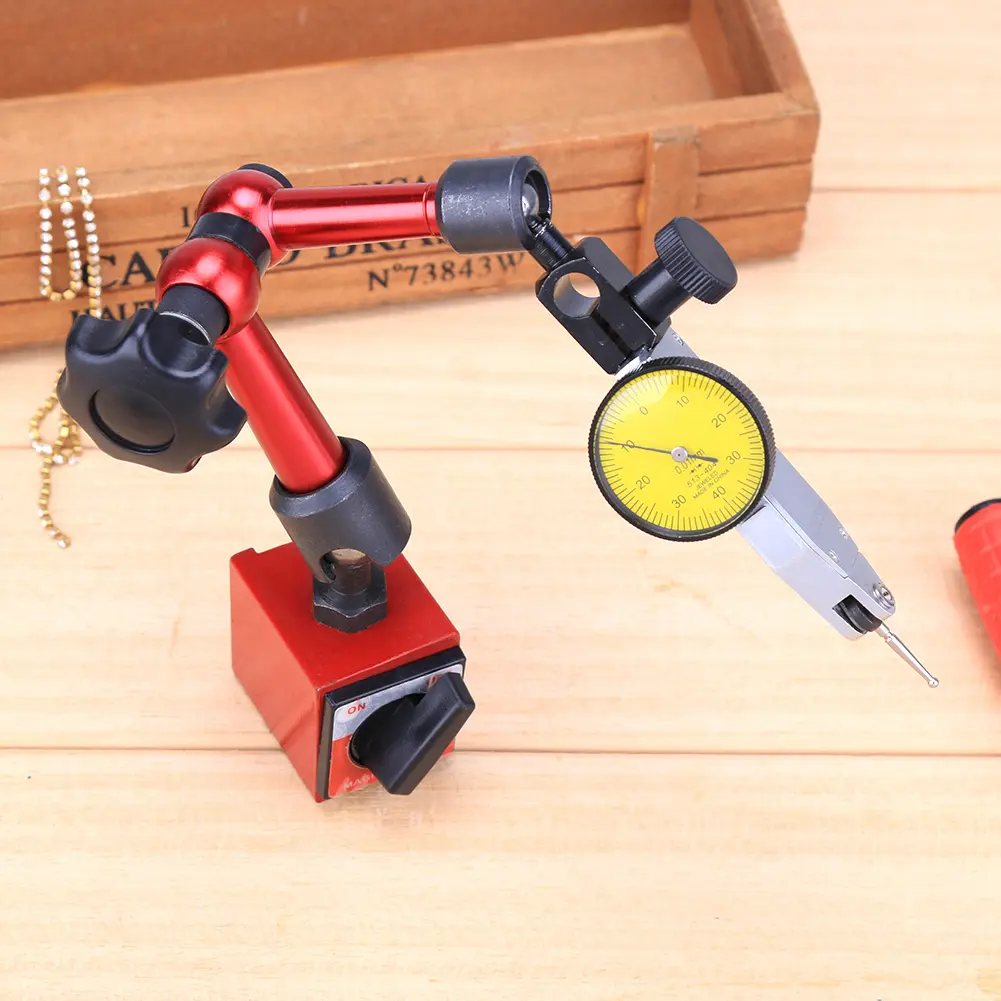 Dial Indicator Magnetic Holder Dial Gauge Magnetic Stand Base Hour Type Indicator Comparator Watch Micrometer Measure Tools