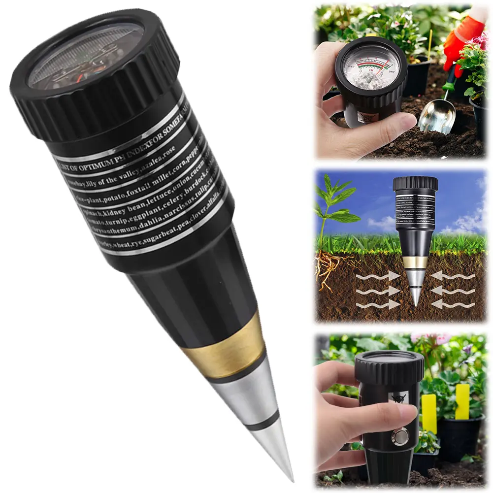 Professional Soil PH Meter Tester Accurate PH Instrument Hygrometer Monitor Soil Moisture Sensor Garden Plant Flower Farm Tool