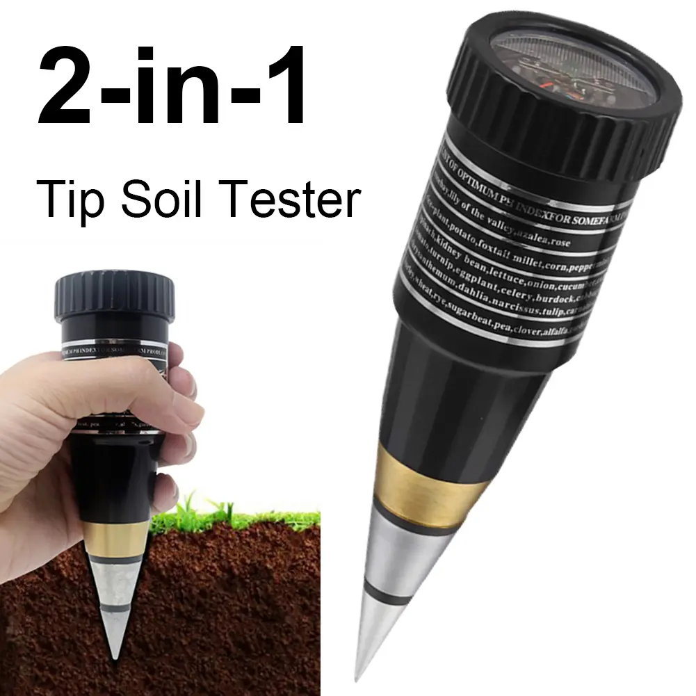 Professional Soil PH Meter Tester Accurate PH Instrument Hygrometer Monitor Soil Moisture Sensor Garden Plant Flower Farm Tool