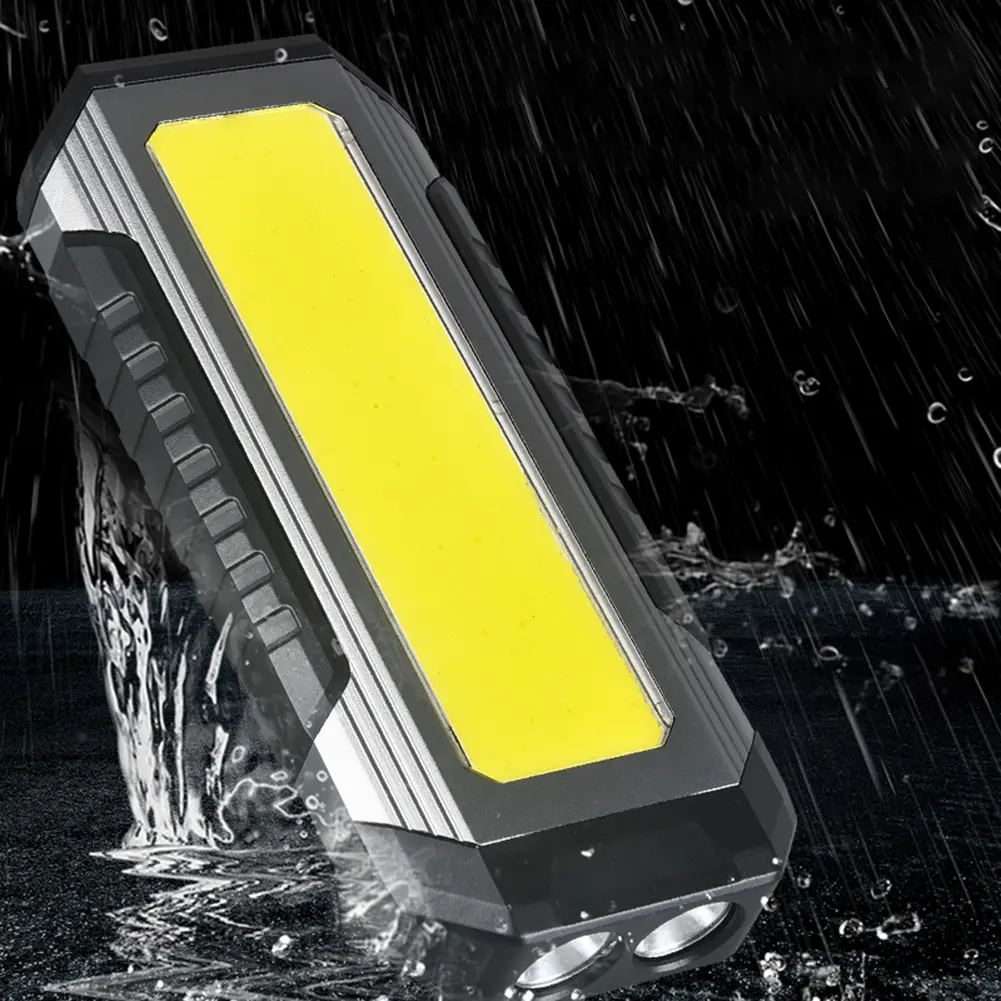 LED COB Camping Lamp TYPE-C Charging with Magnet Portable Lantern Dimmable Working Repair Light Waterproof for Outdoor Equipment