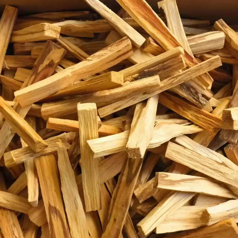 Palo Santo Scented Aroma Sticks Purifying Healing Stress Relief Natural Crude Wood Strips Smudge Sticks for Home Living Room