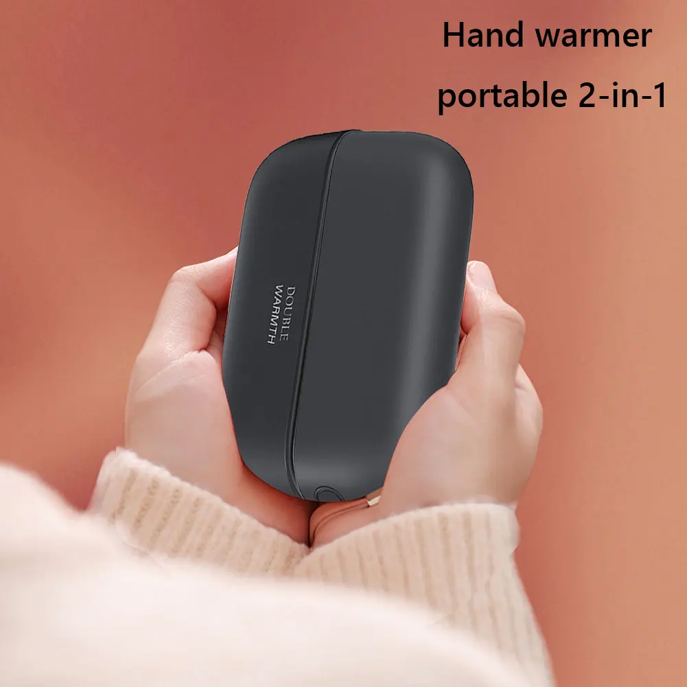 2 in 1 Magnetic Hand Warmer Electric Hand Warmer USB-C Rechargeable Split Pocket Heater Portable Hand Heater for Women Men Kids