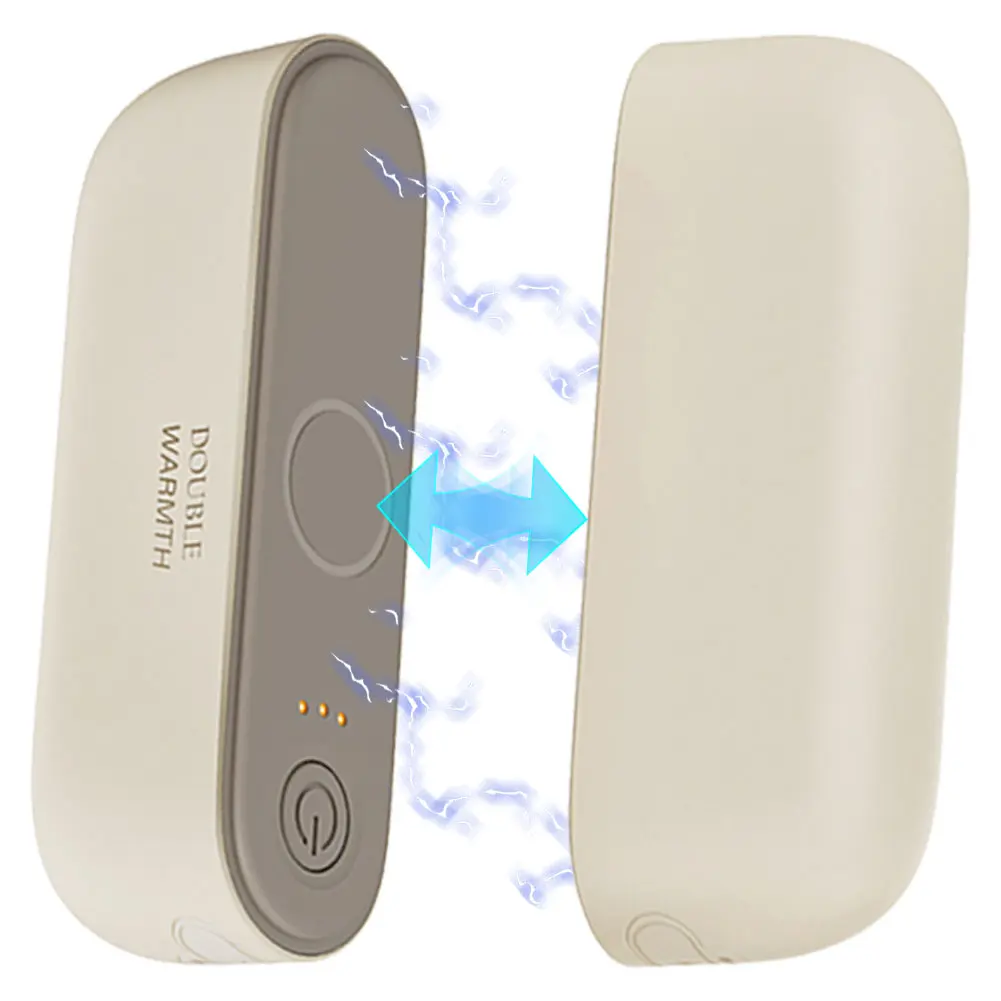 2 in 1 Magnetic Hand Warmer Electric Hand Warmer USB-C Rechargeable Split Pocket Heater Portable Hand Heater for Women Men Kids