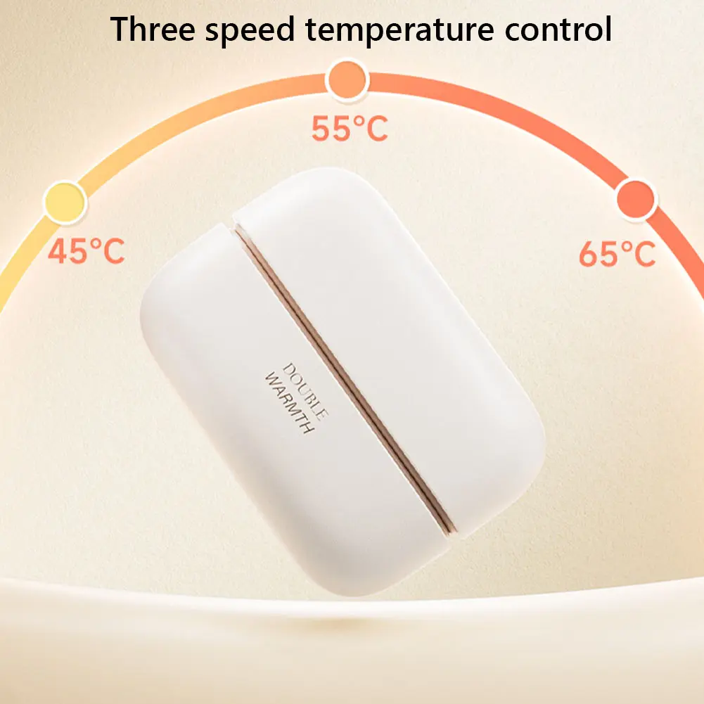 2 in 1 Magnetic Hand Warmer Electric Hand Warmer USB-C Rechargeable Split Pocket Heater Portable Hand Heater for Women Men Kids