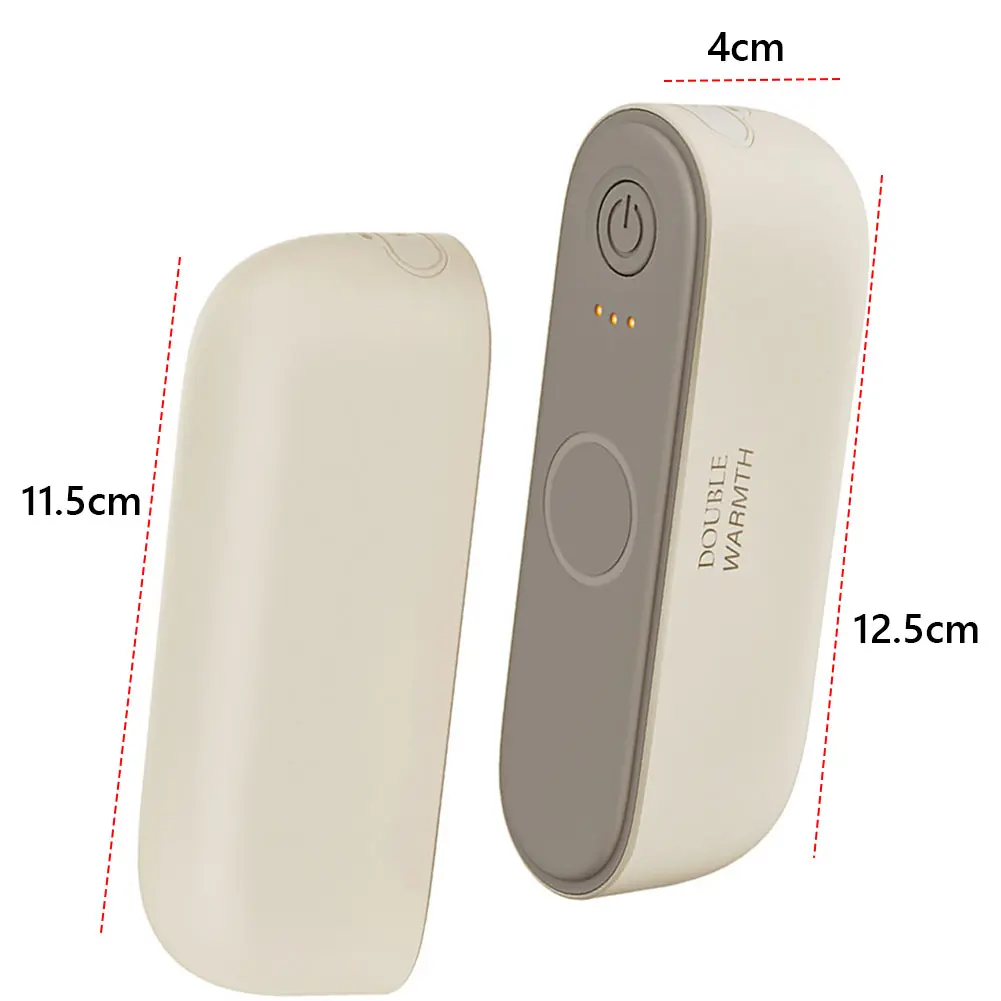 2 in 1 Magnetic Hand Warmer Electric Hand Warmer USB-C Rechargeable Split Pocket Heater Portable Hand Heater for Women Men Kids