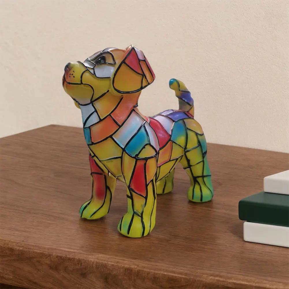 Corgi Lamp and Pug Lamp Dog Series Art Night Animal Resin Night Light LED Bedside Lamp Cute Desk Lamp for Living Room & Bedroom