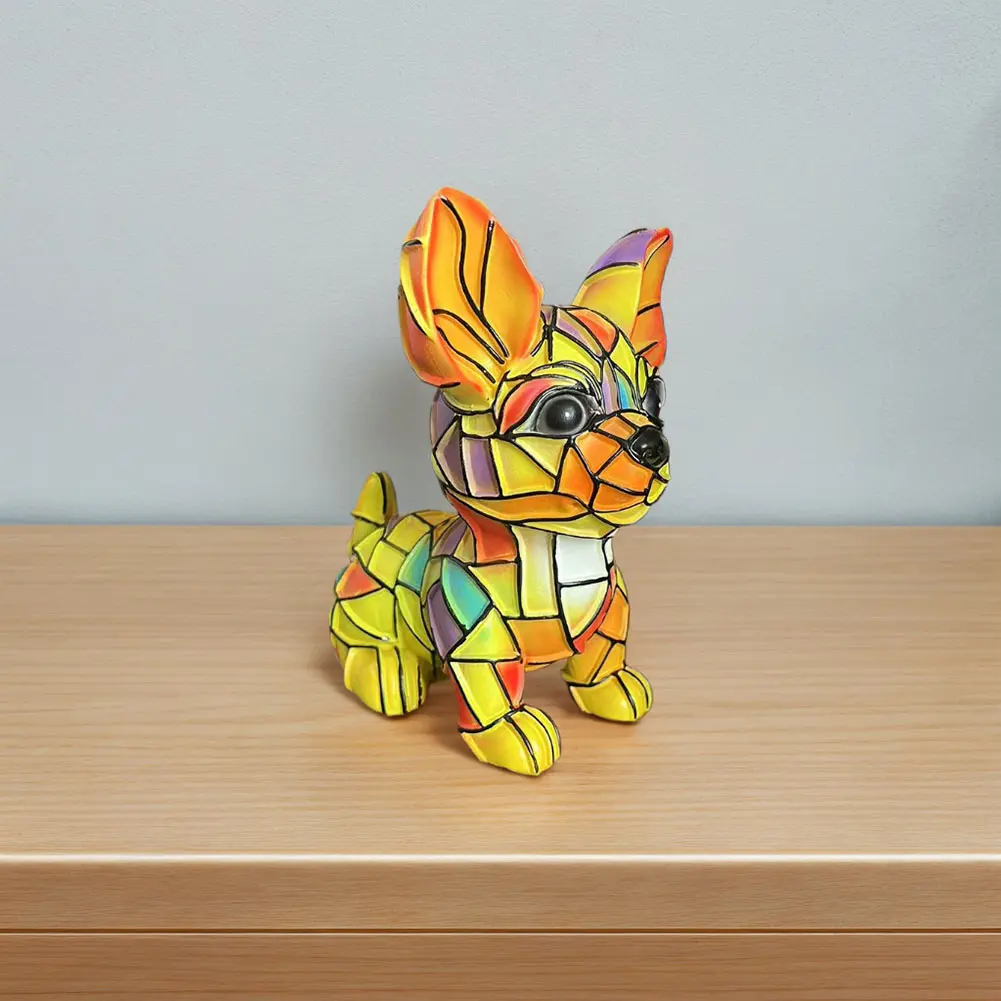 Corgi Lamp and Pug Lamp Dog Series Art Night Animal Resin Night Light LED Bedside Lamp Cute Desk Lamp for Living Room & Bedroom