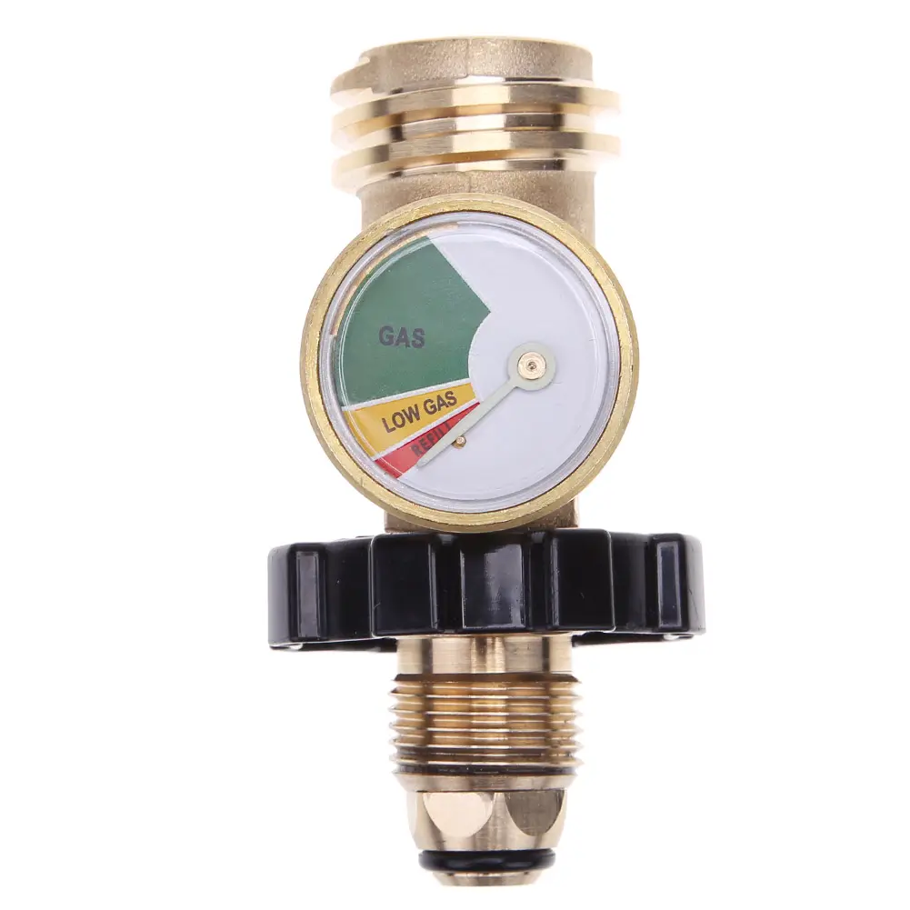 High Low Gas Pressure Gauge Level Indicator Pol Propane Lpg Bottle Cylinde Outdoor Gas Tank Adapter Pressure Gauge Connector