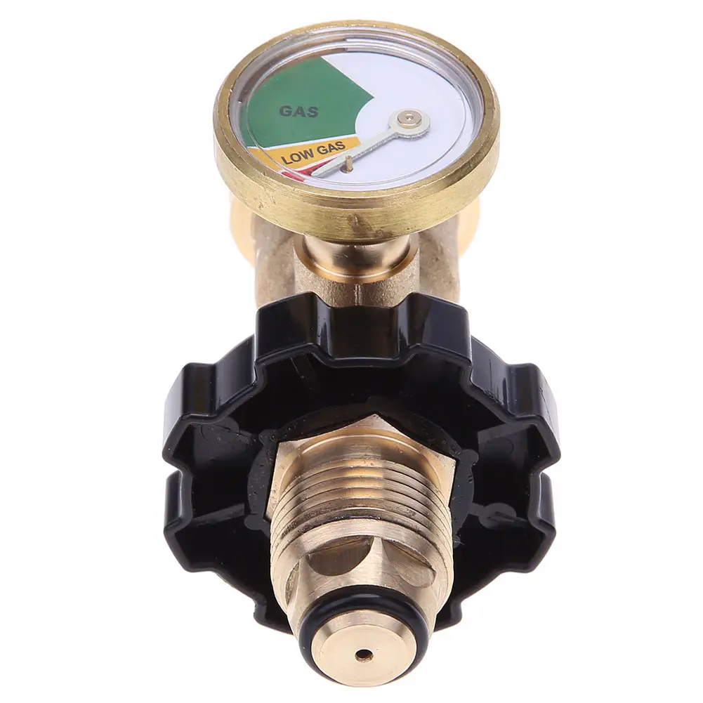 High Low Gas Pressure Gauge Level Indicator Pol Propane Lpg Bottle Cylinde Outdoor Gas Tank Adapter Pressure Gauge Connector