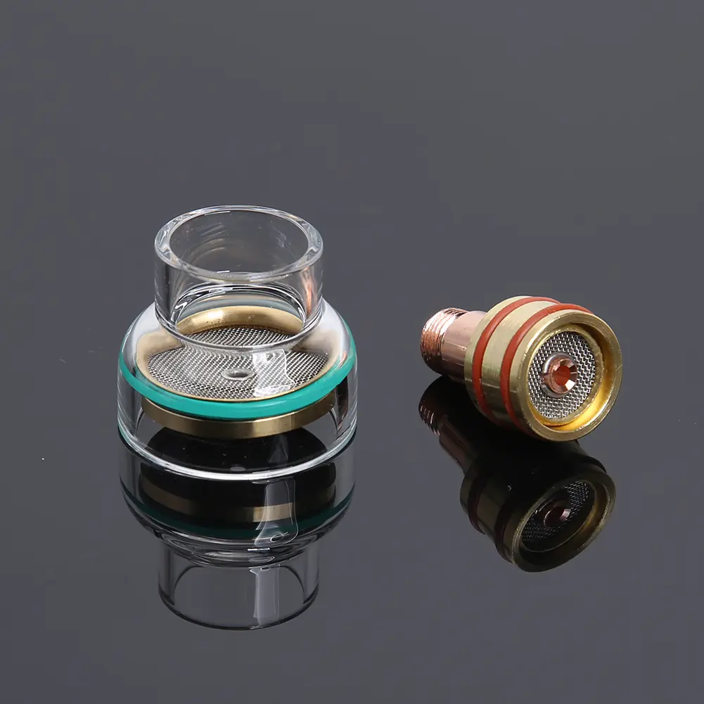 Welders Tig Nozzle Kit Torch Kit Argon Arc Tool Easy Operate for WP-17/18/26 Gas Lens Glass Cup Welding Accessories