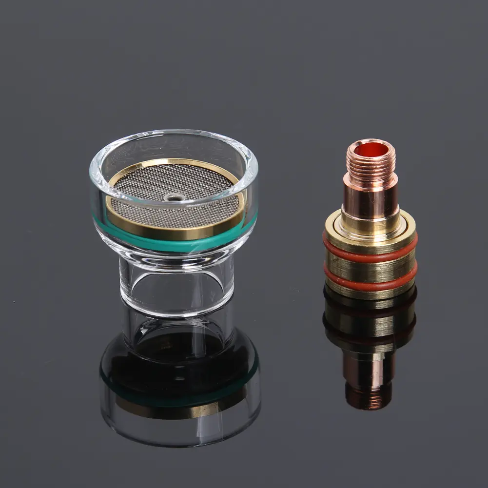 Welders Tig Nozzle Kit Torch Kit Argon Arc Tool Easy Operate for WP-17/18/26 Gas Lens Glass Cup Welding Accessories