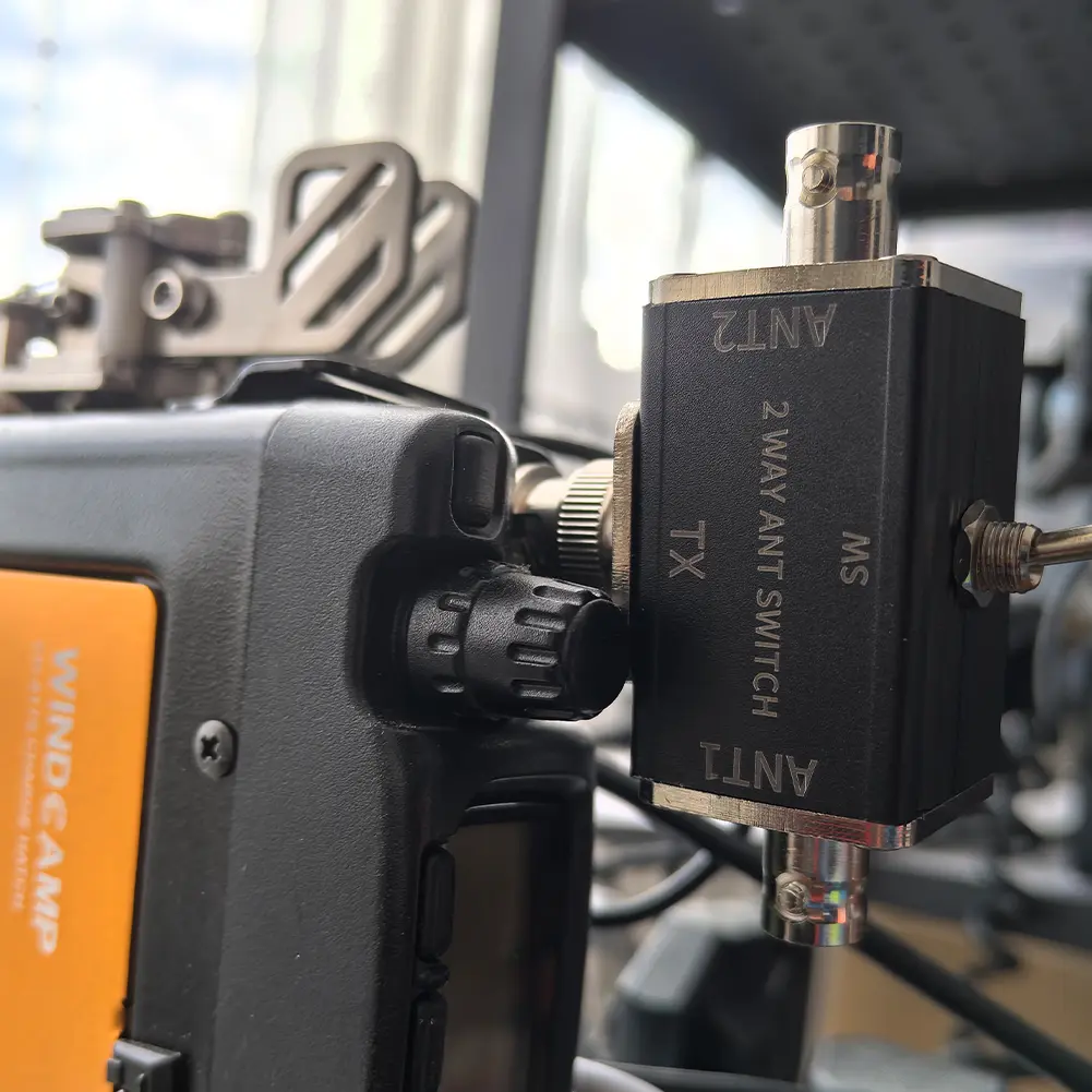 2 Way CB/HAM Antenna Coax Switches SO239/BNC Connector 100W 0-50MHz Manual Coaxial Antenna Switches 1 Input & 2 Outputs