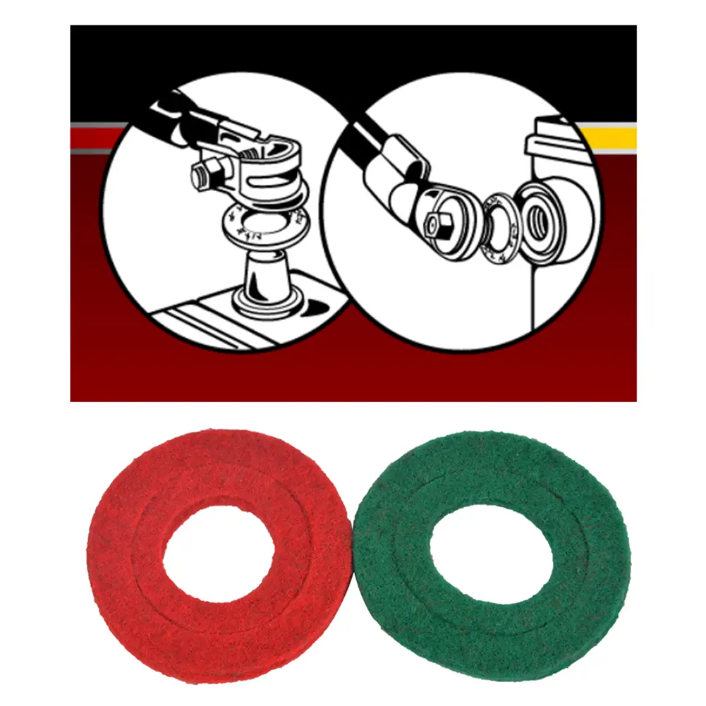 10-100PCS Battery Terminal Anti Corrosion Washers Auto Car Fiber Thick Felt Battery Terminal Protector Gasket Pads Accessory