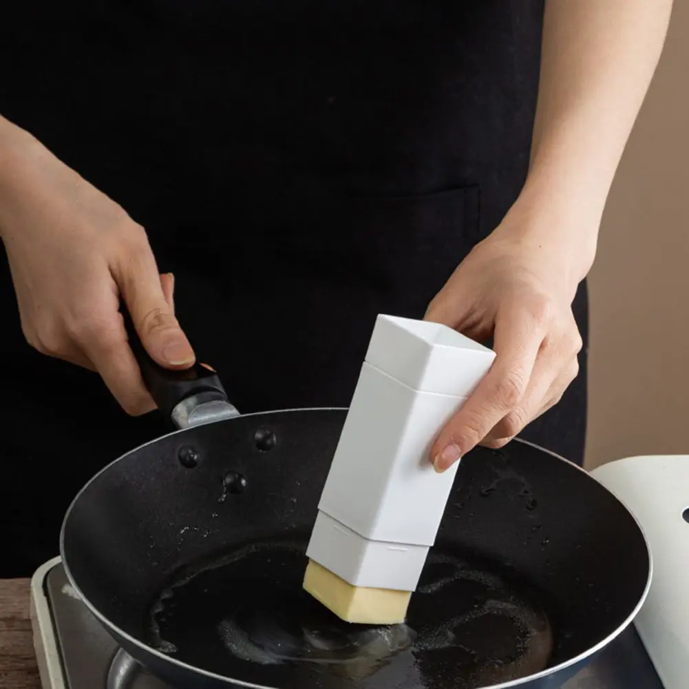 Rotary Butter Spreader Upright Cheese Dispenser Holders Squeezer Sticks Plastic Storage Box Container for Kitchen Baking Tools