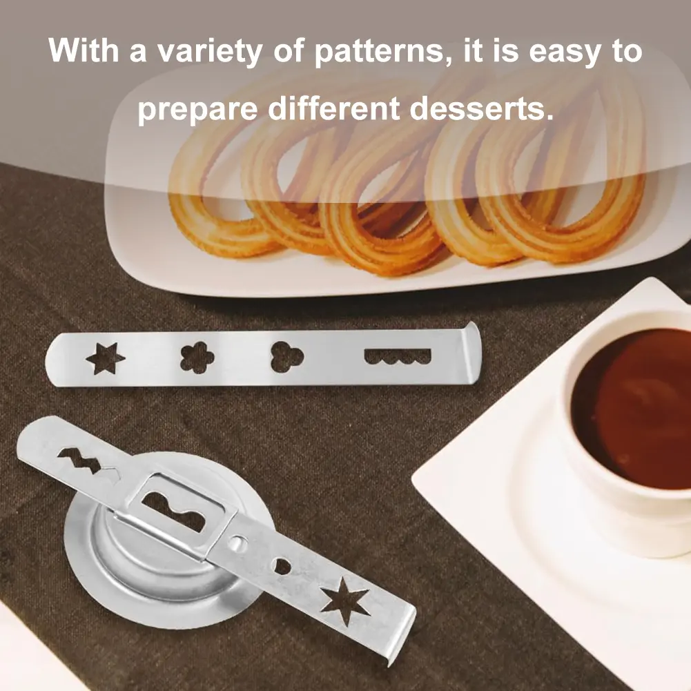 2 Pcs Cookie Press Attachment 8 Patterns with Connection Ring Biscuit Attachment Meat Mincer Attachment for Size 5 Meat Grinder