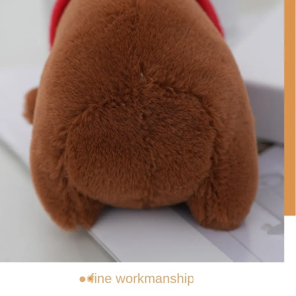 Cute Toy Plush Capybara Keychain Multicolor Cartoon Capybara Headgear Capybara Doll Stuffed Animals Guinea Pig