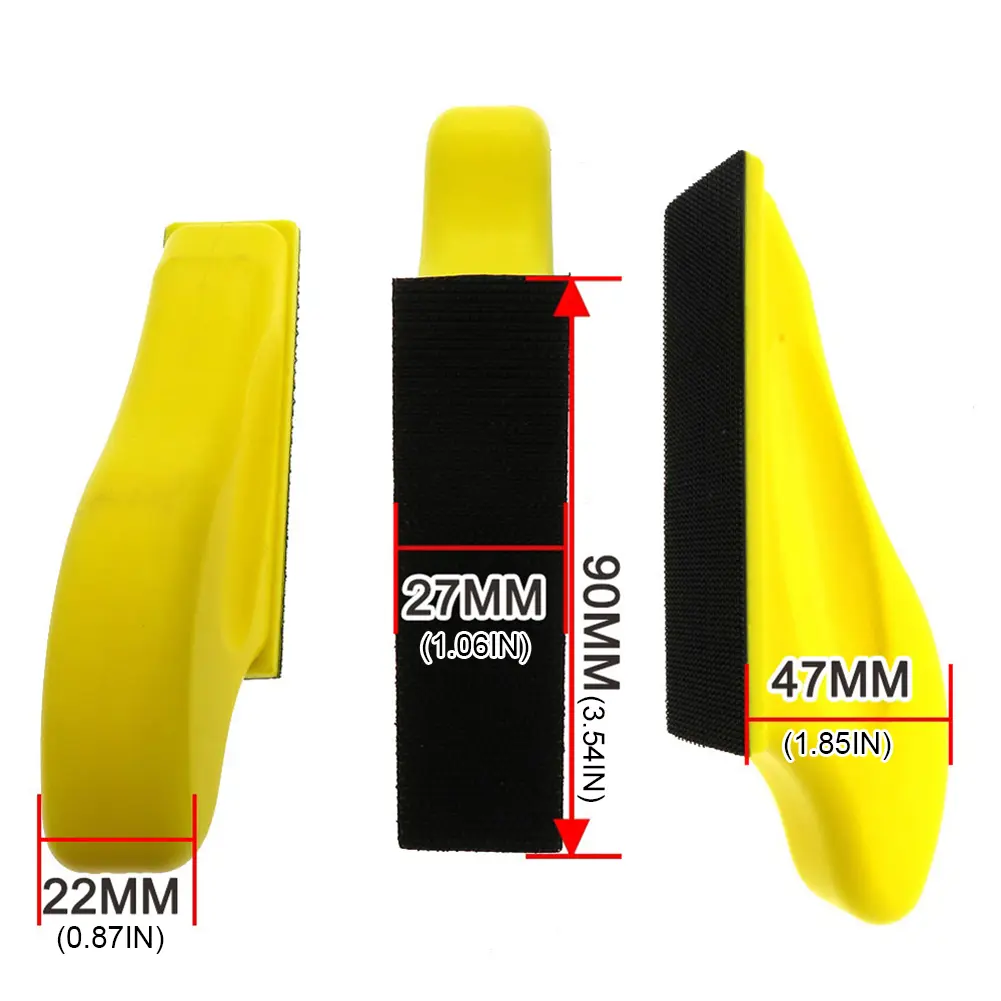 Micro Sander Detailing Handles Sanding Tool Hand Sanding Block Pad Grinding Sponge Abrasive Tool for DIY Crafts Wood Finishing