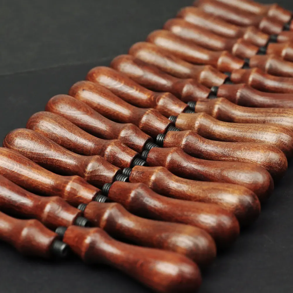 1-5PCS Retro Rosewood Handle Antique Metal Sealing Handle Wedding Invitations Wax Seal Stamp DIY Art Crafts for Holiday Party