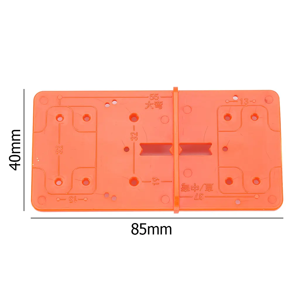 35mm 40mm Hinge Boring Jig Hole Opener Template Carpenter Woodworking Hole Puncher Drilling Guide Locator for Door Cabinets