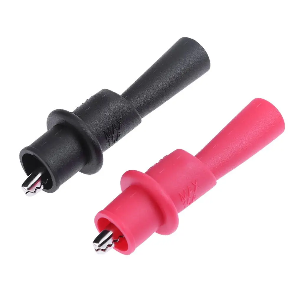 1 Pairs Alligator Crocodile Multimeter Test Leads Clamps Voltage Test Clip Clamps Probes for Multimeter Tester Meter Probe