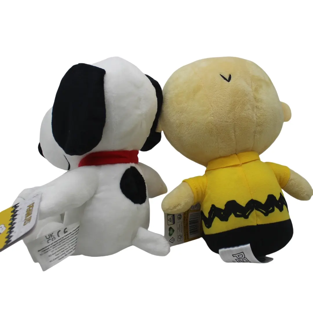 1piece 25CM Peanuts Snoopy Charlie Brown Woodstock Plush soft toys Snoopy dog animal dolls best Christmas present