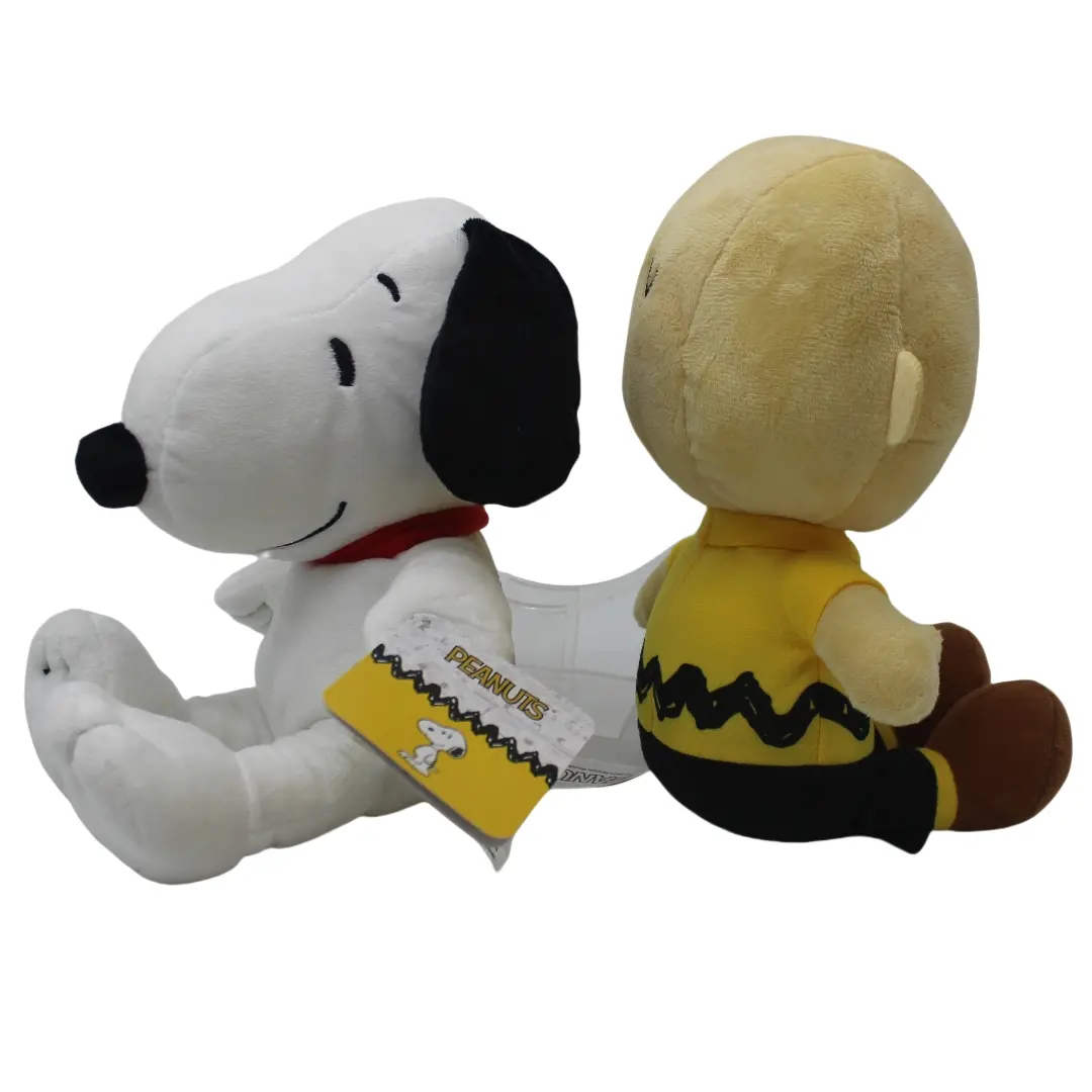 1piece 25CM Peanuts Snoopy Charlie Brown Woodstock Plush soft toys Snoopy dog animal dolls best Christmas present