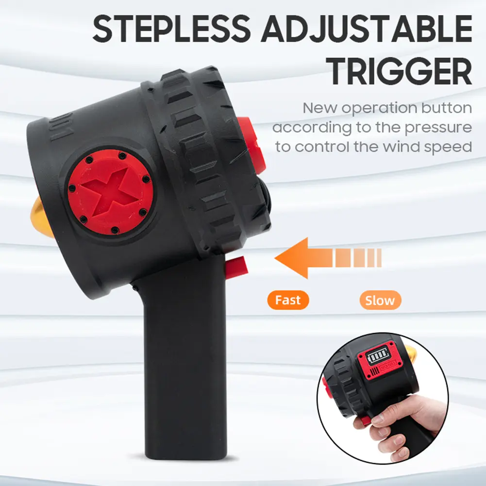 High Power Dust Blower 90mm Brushless Motor Turbo Violent Fan Snow Removal Air Dryer 5000g Thrust High Speed Ducted Fan