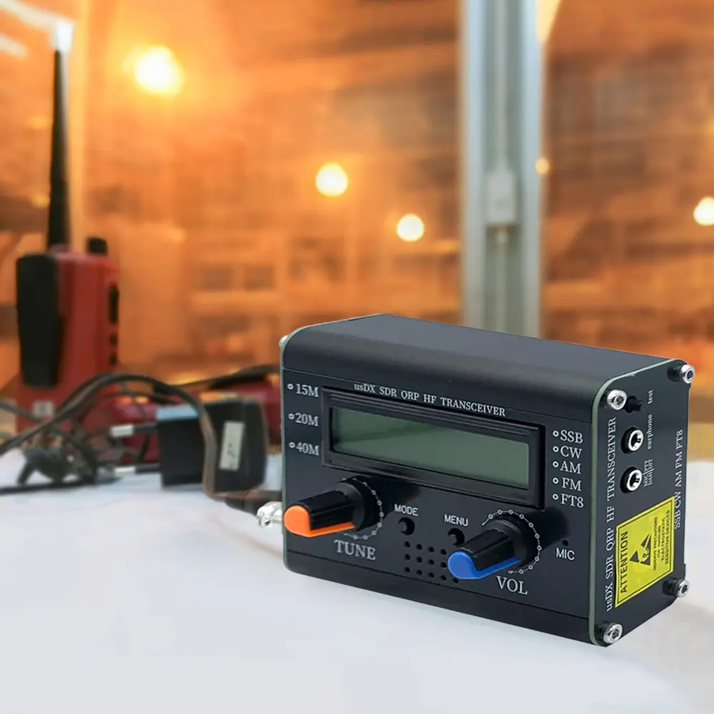 5W UsDX SDR QRP Transceiver QCX-SSB To SSB 3-Band All Mode HF Transceiver W/ DSP SDR SDR QRP HF Transceiver with Handheld Mic