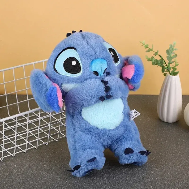 Breathing Light Stitch Plush Doll - Pink Angel Anime Cute Baby Music Sleep Toy, Christmas Birthday Gift for Kids